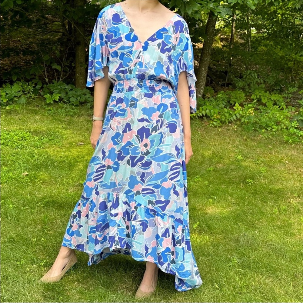 Anthropologie Abel the Label gorgeous tropical maxi dress, S. - Picture 4 of 8